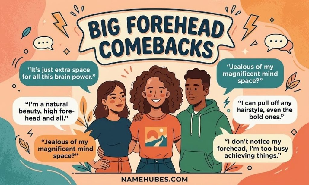 big-forehead-comebacks