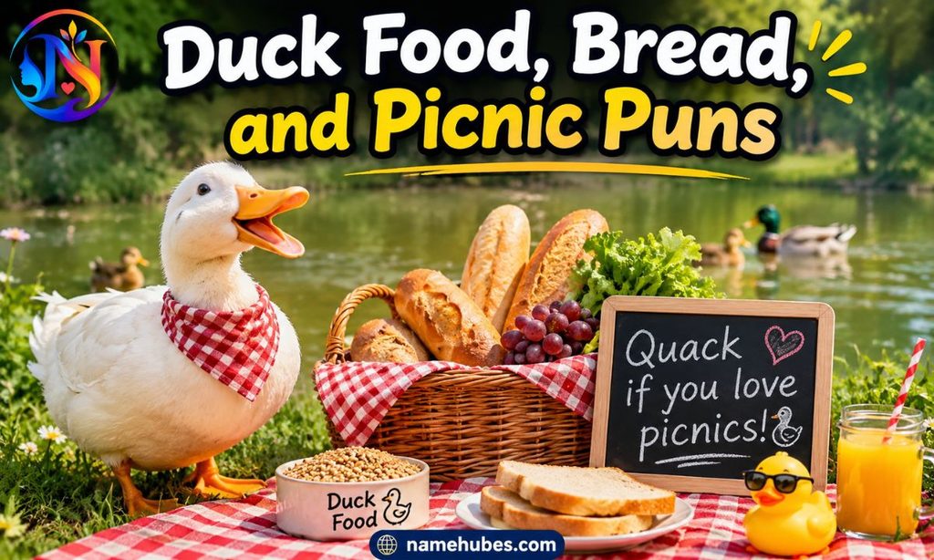 duck-food-bread-picnic-puns