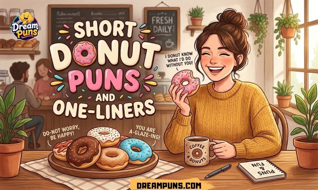 Short Donut Puns and One-Liners