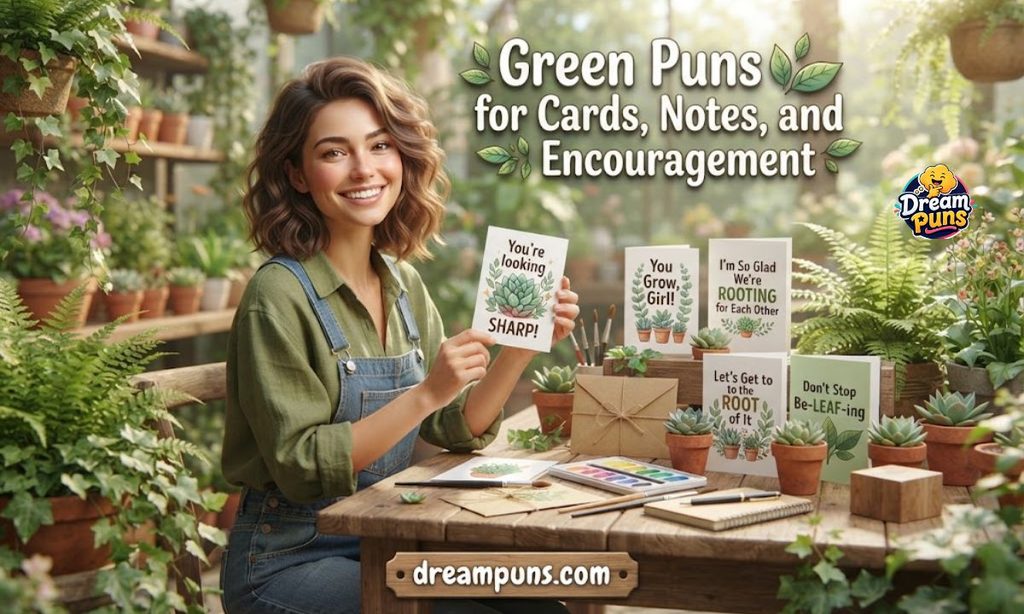 green-puns-for-cards-notes-and-encouragement