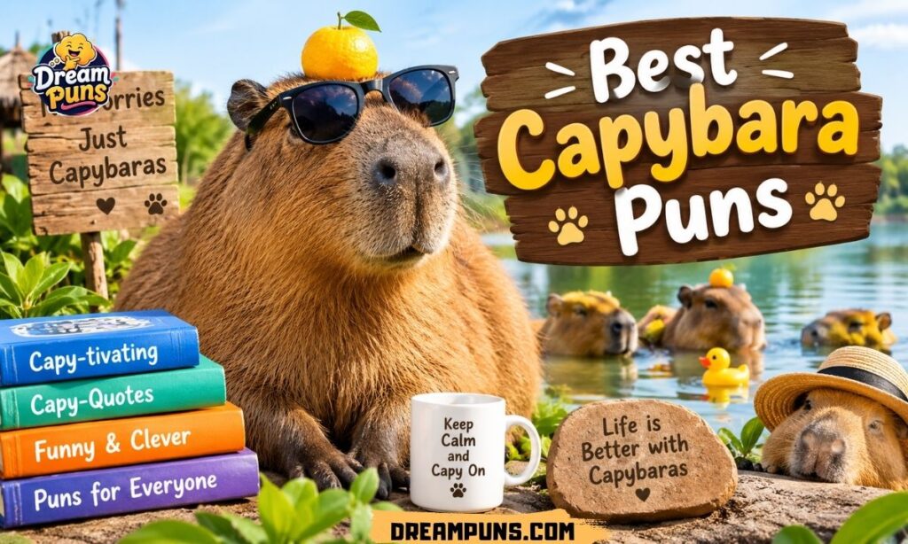 Capybara Puns