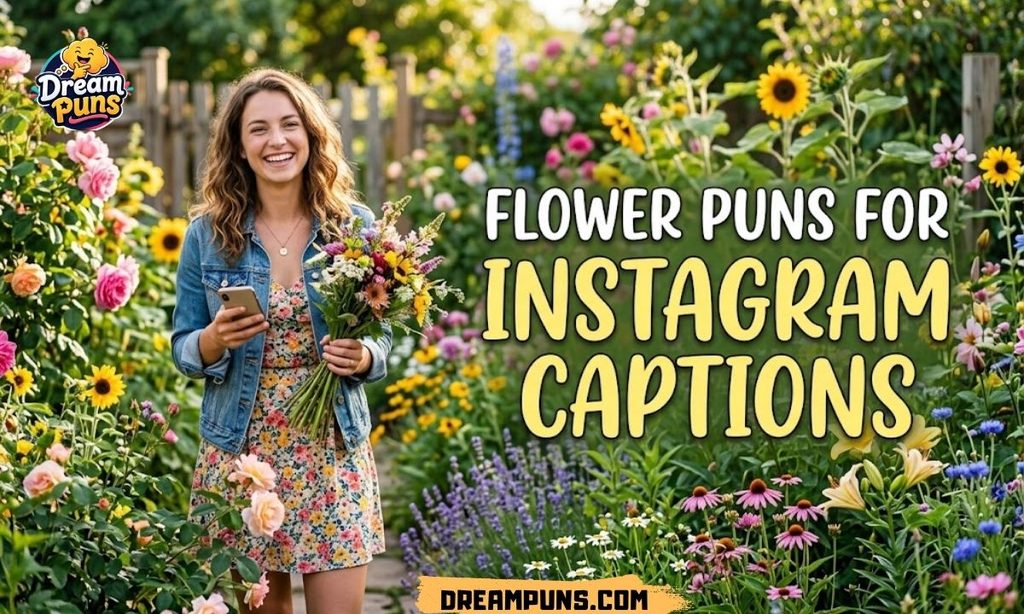 Flower Puns for Instagram Captions