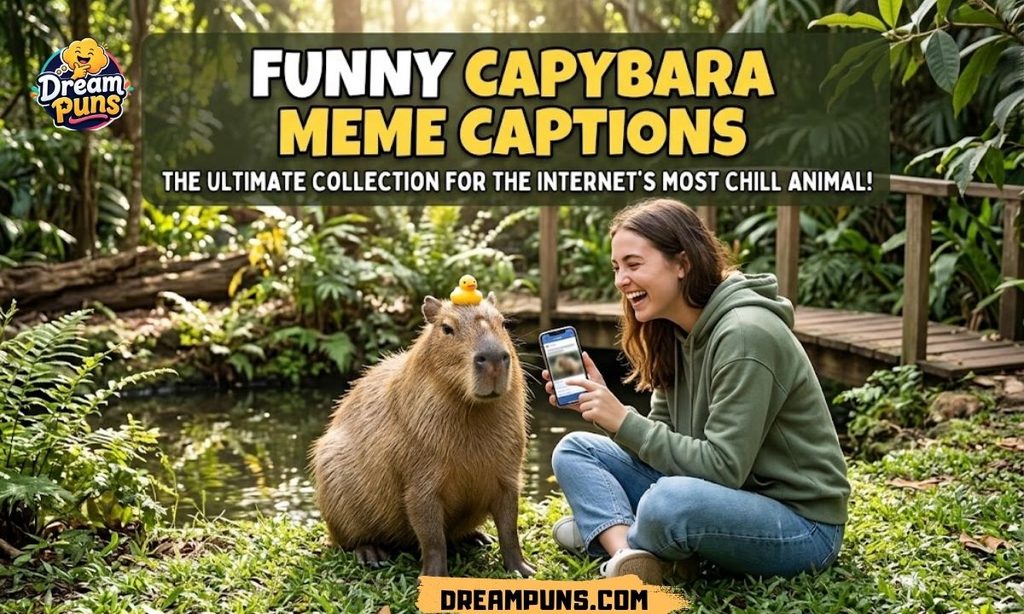 Funny Capybara Meme Captions