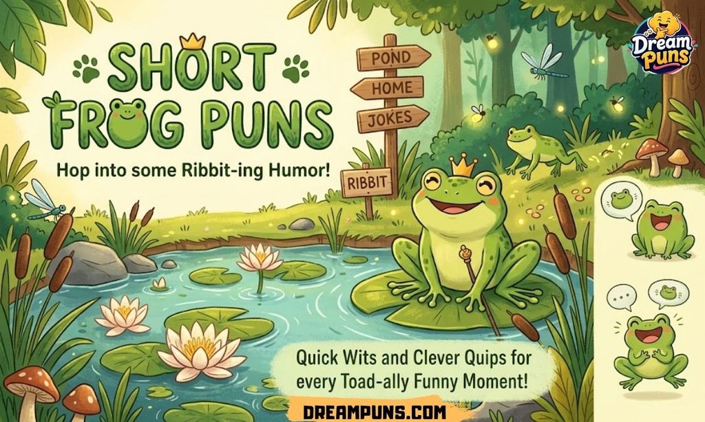 Short Frog Puns